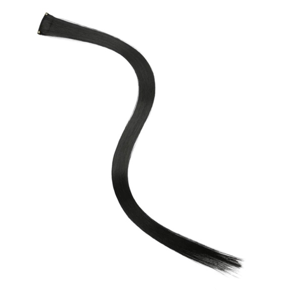 5 Pcs 20 Inches Black Synthetic Hair Extensions - Picture 5 of 5